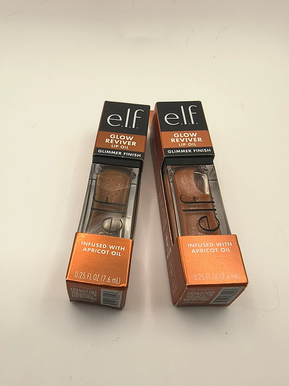 e.l.f. Glow Reviver Lip Oil Duo - Warm Copper & Neutral Shades